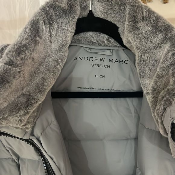 NWT Andrew Marc Ladies Long Stretch Parka SMALL - Picture 2 of 8